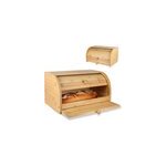 Bote  pain bambou naturel fermeture glissire planche dcouper