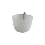 Bol chantant en cristal de roche 23 cm