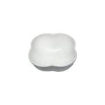 Bol en porcelaine blanche florale 11. 5cm Bol en porcelaine blanche florale 11. 5cm