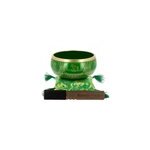 Bol tibtain avec symboles vert 13, 5 cm