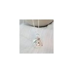 Bola argent perles lithoth�rapie