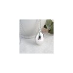 Bola goutte argent chaîne simple Bola goutte argent chaîne simple