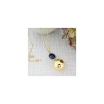 Bola or pendentif lapis lazuli