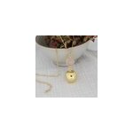 Bola or pendentif quartz rose
