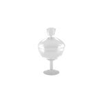 Bonbonnire en verre avec diamant h24cm