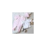 Bonnet de naissance rose 1 3 mois