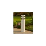 Borne extrieure pyramide 40cm blanc