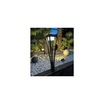 Borne ext�rieure solaire luxor avec d�tecteur de mouvements noir