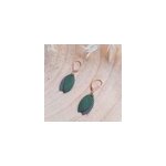 Boucles légères les loulous vert de gris Boucles légères les loulous vert de gris