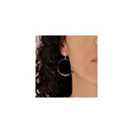 Boucles d'oreilles 7 chakras argent