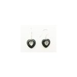 Boucles d'oreille en agate noire Boucles d'oreille en agate noire