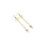 Boucles d'oreilles aguapé pierres natur Boucles d'oreilles aguapé pierres natur