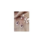 Boucles d'oreilles amande caramel Boucles d'oreilles amande caramel