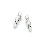 Boucles d'oreilles ambre argent