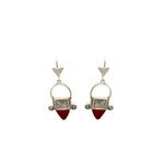 Boucles d'oreilles en argent ethnique