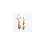 Boucles d'oreilles argent et nacre