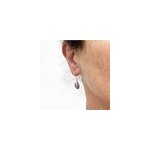 Boucles d'oreille argent et pridot