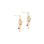Boucles d'oreilles bianca fluorite
