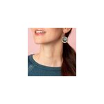 Boucles d'oreilles bulle bleu pétrole Boucles d'oreilles bulle bleu pétrole