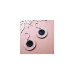 Boucle d'oreille bulle en bois olive Boucle d'oreille bulle en bois olive