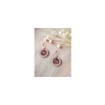 Boucles d'oreilles bulle caramel Boucles d'oreilles bulle caramel