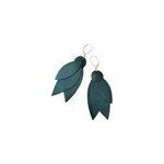Boucles d'oreilles celeste bleu pétrole Boucles d'oreilles celeste bleu pétrole
