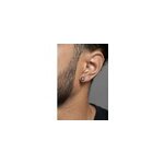 Boucles d'oreilles clous cdric en acier 316l