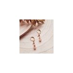 Boucles d'oreilles comète pierre lune Boucles d'oreilles comète pierre lune