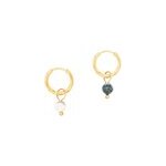 Boucles d'oreilles croles agate arbre