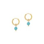 Boucles d'oreilles cr�oles apatite