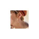 Boucles d'oreilles cr�oles argent