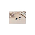 Boucles d'oreilles cr�oles losange
