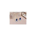 Boucles d'oreilles cr�oles losange