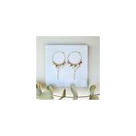 Boucles d'oreilles croles et pampilles
