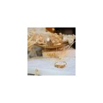 Boucles d'oreilles drishti pierre de lune orange