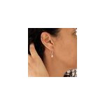 Boucles d'oreilles el�gance perle rose