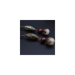 Boucles d'oreille ethniques en zinc