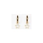Boucles d'oreilles etoile - dor�