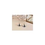 Boucles d'oreilles ventail noir