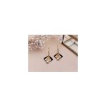 Boucles d'oreilles ventail rtro chic
