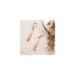 Boucles d'oreilles galaxie pierre lune