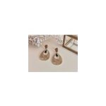 Boucles d'oreilles goutte noir