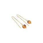 Boucles d'oreilles ilhus il de tigre