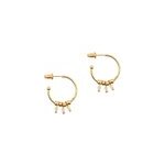 Boucles d'oreilles karia citrine Boucles d'oreilles karia citrine