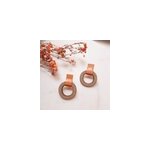 Boucles d'oreilles lollipops melon