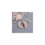 Boucles d'oreilles mini lune sirne