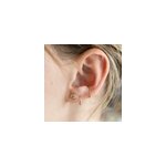 Boucles d'oreilles or puces coquillage