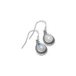 Boucles d'oreilles pierre de lune argent Boucles d'oreilles pierre de lune argent