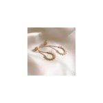 Boucles d'oreilles plaqué or soleil Boucles d'oreilles plaqué or soleil