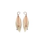 Boucles d'oreilles pop ivoire